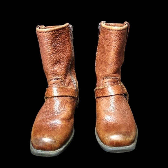 FRYE Youth size 9 leather boots children's unisex - Picture 11 of 16